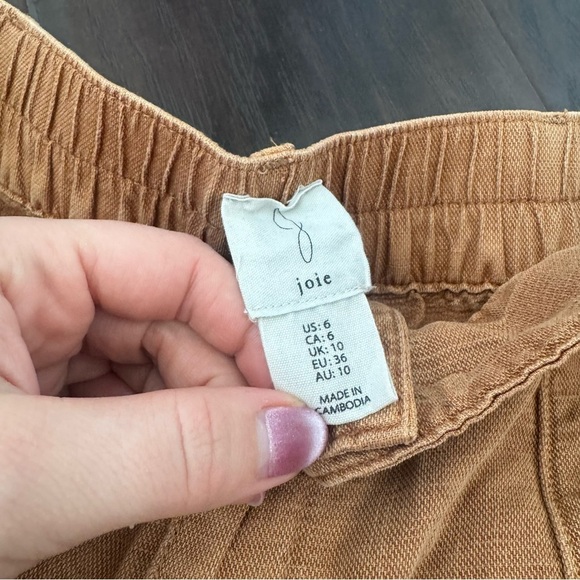 Joie Women's Tan Shorts 6 - Picture 4 of 4